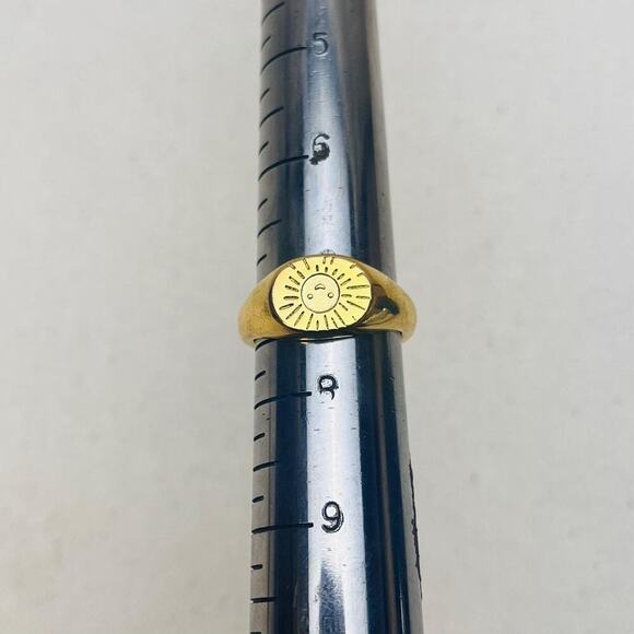 Y2k 2000s vintage gold happy - Picture 6 of 7